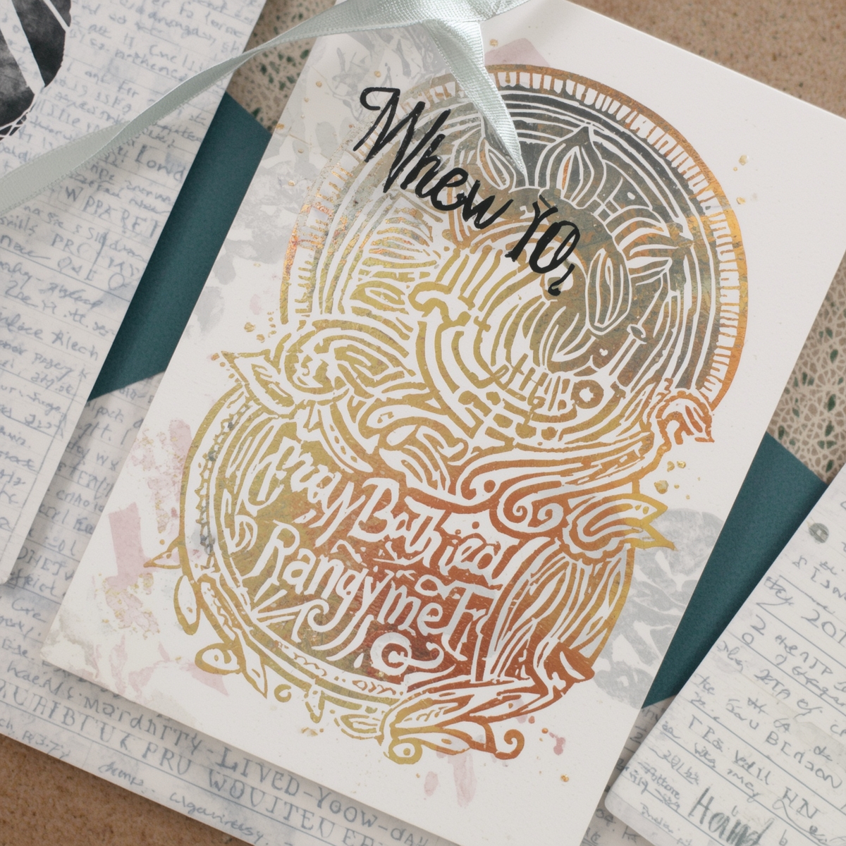 Fargepalett og blekk